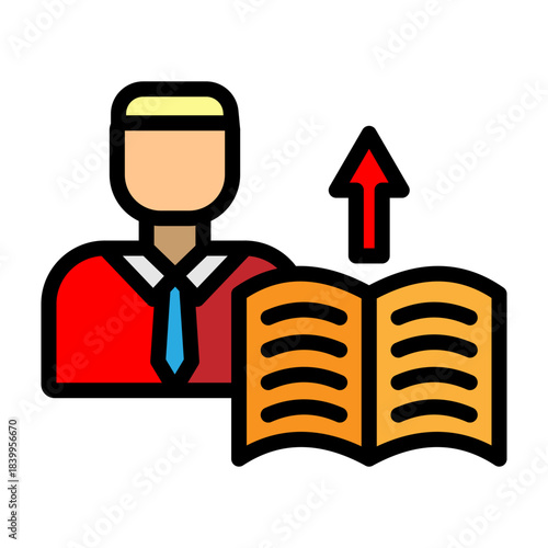 Publisher Vector Filled Icon Design