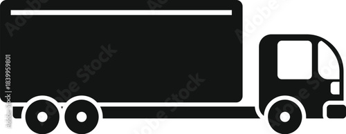 Cargo truck transporting merchandise across country, shipping industry and logistics concept