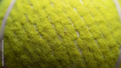 Close-up of a Tennis Ball Texture Tennis Ball Macro Sports Equipment