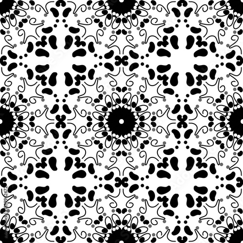 seamless Background image of fabric pattern, geometric concept, line designfloral pattern