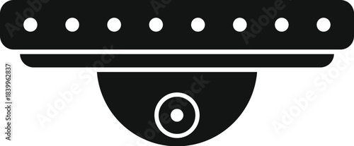 Cctv dome camera recording for home security and public safety