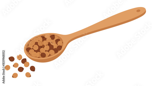 spoon with coffee
