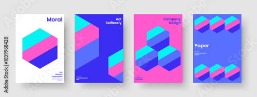 Modern Book Cover Design. Geometric Business Presentation Template. Abstract Report Layout. Banner. Poster. Background. Brochure. Flyer. Handbill. Catalog. Pamphlet. Journal. Brand Identity