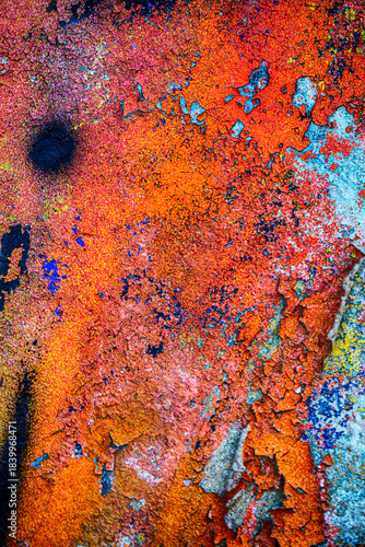 graffiti on the wall, old texture paint ,grunge background	