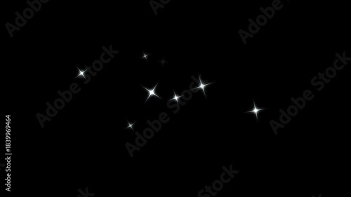 Wallpaper Mural 4k Magic glitter sparkle star blast, 2d Explosive sparkling glitter stars overlay background, glowing glitter burst sparkles effect, white twinkling particle, glitter confetti trail on black screen Torontodigital.ca