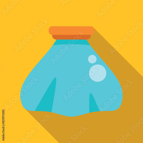 Ice pack icon representing cold therapy for medical treatment or health care
