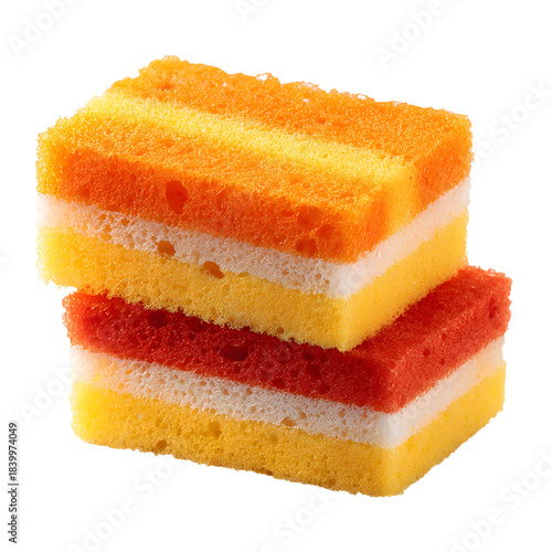 Vibrant Kitchen Sponge for Cleaning - High-Quality Bright Kitchen Cleaning Tool