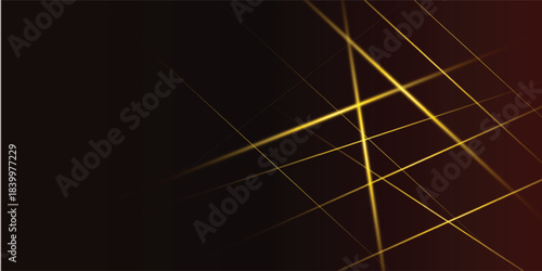 Abstract laser beams of light. Isolated on a black background. Vector illustration eps 10.