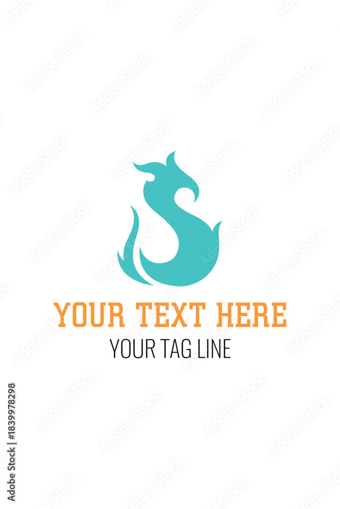 Obraz premium S symbol logo design vector