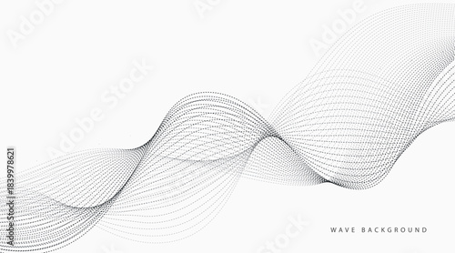abstract wavy lines background