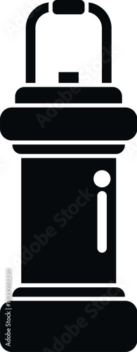 Camping lantern icon providing portable illumination for travel and adventure