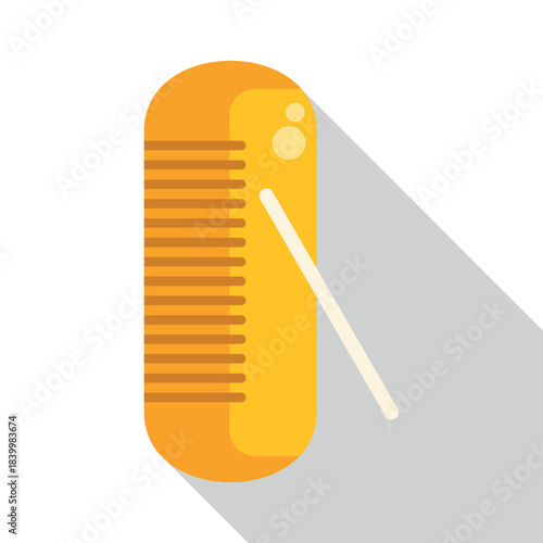 Guiro percussion instrument from traditional latin american music