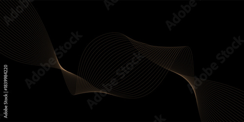 Trendy background. Wave Decorative Invitation. Wedding Entertainment Hollywood Bollywood Night. Elegant