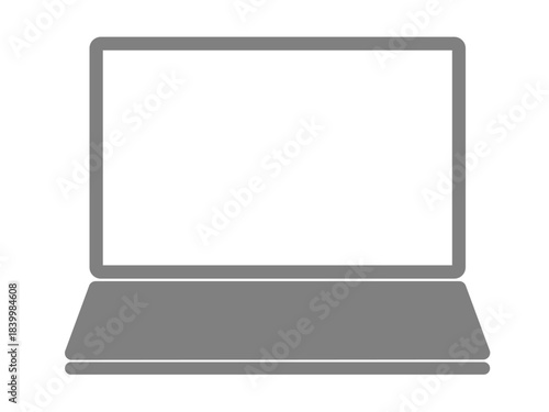 ノートパソコンのマーク（PCシルエット）