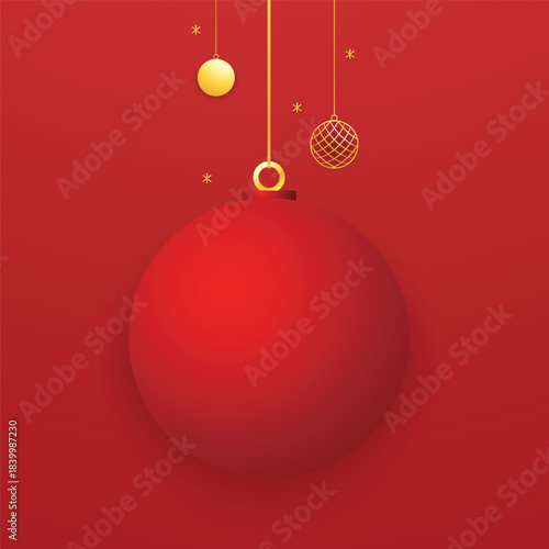 Christmas label. Festive Christmas text box vector. Perfect for seasonal messages or text and greetings.