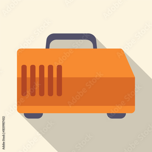 Orange welding machine with an inverter for industrial construction work