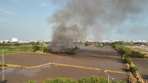 Climate change, Agriculture burning release carbon