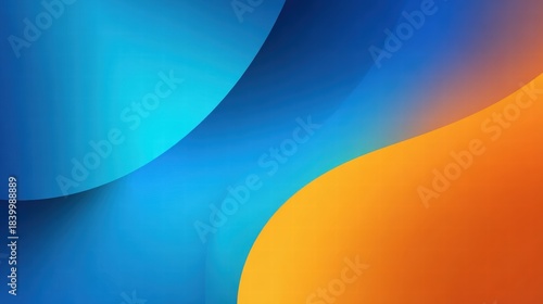 Vibrant orange teal white psychedelic grainy gradient color flow wave on black background, music cover dance party poster design