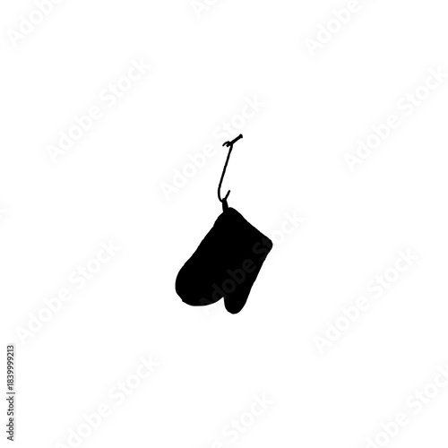 black and white hanging board, hanging label, hanging tag