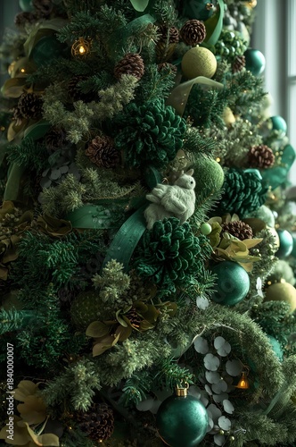 Decorated Christmas tree