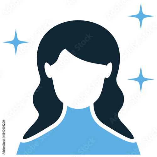 Beauty icon vector for cosmetics, salons, and personal care concepts. Symbolizes aesthetics, wellness, and self-care. Ideal for makeup brands or spas.