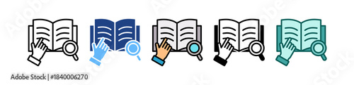 Informal Reading multiple icon