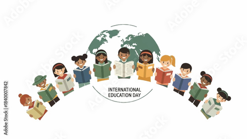 International Education Day celebrates children reading books around the globe, promoting knowledge and learning for a brighter future