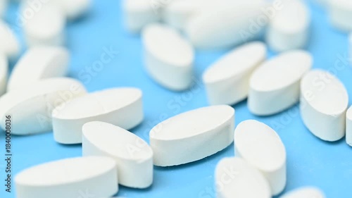 Video of white pills