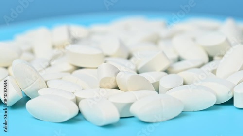 Video of white pills