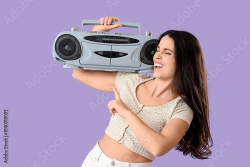 Beautiful young woman with ...