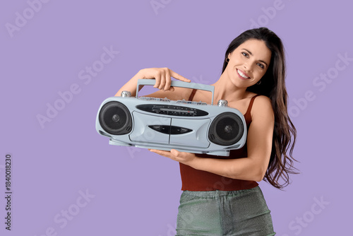 Beautiful young woman with ...