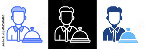 Waiter Service triplestyle icon