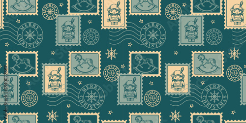 Tableau sur toile Wide horizontal seamless wallpaper