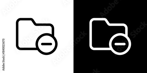 フォルダのアイコン（マイナス）