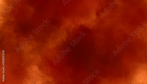 Warm Burnt Orange Watercolor Texture Background