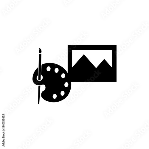 Creative Art and Image Design Icon