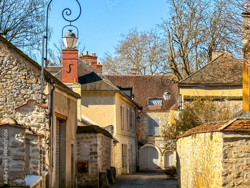 Street view of Milly la Foret in France