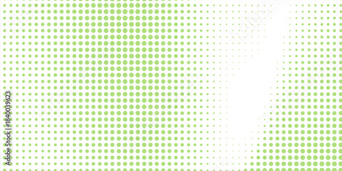 Light Green vector modern geometrical circle abstract background. Modern Dotted texture template. Aesthetic Geometric pattern in halftone style with gradient