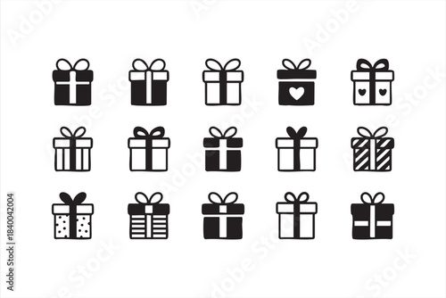 Celebration Box Graphics for Seasonal Campaigns and Digital Layouts