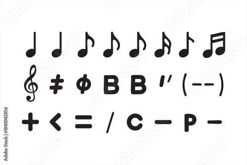 Rhythm and Melody Icons for Audio Apps, Track Editing, and Learning