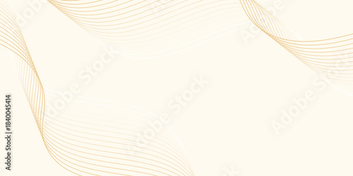 Abstract orange waves on light orange backdrop. background vector modern design eps10