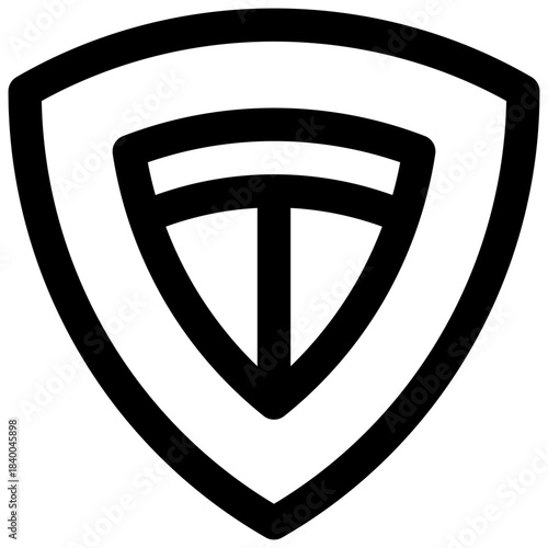 Protection. Editable stroke vector icon.