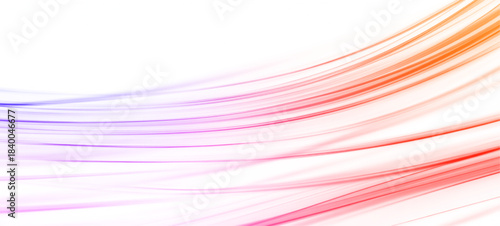 Curved neon lines twist in a vibrant swirl of pink, blue, and purple light. Dark background enhances glowing motion effect. Perfect for cyber or futuristic visuals. PNG