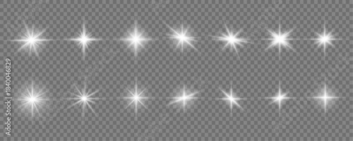 Magical glowing star with soft glitter particles. Radiant shine adds enchanting effect. Ideal for mystical, fantasy, or holiday visuals. 