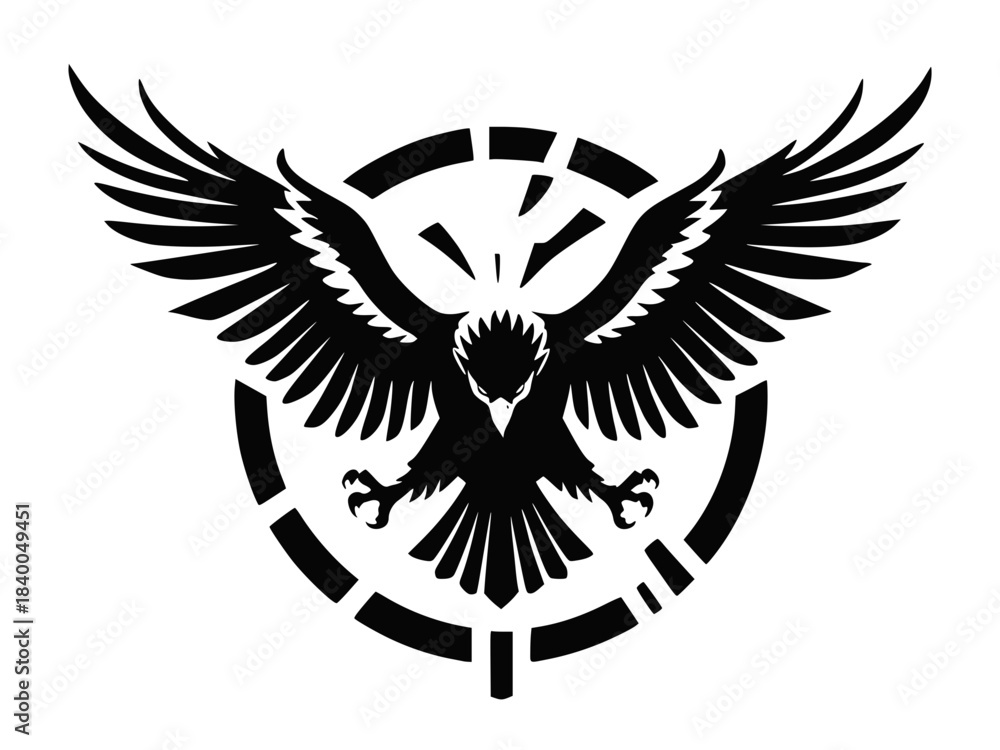 Obraz premium National Save The Eagles Day Lightning Eagle