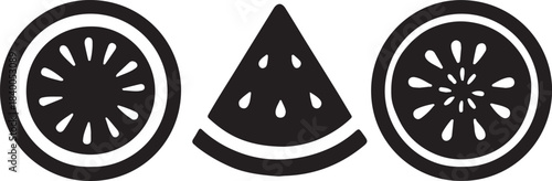 slices of citrus fruit and watermelon