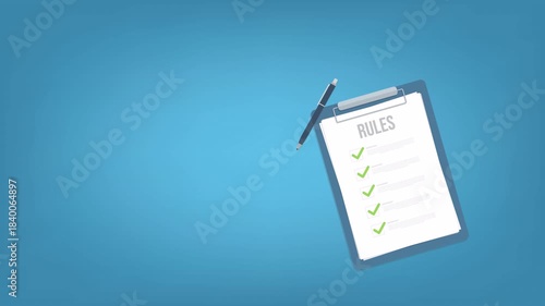 Rules and regulations, policy and guideline for employee or users to follow, legal term, corporate compliance or laws, standard.	