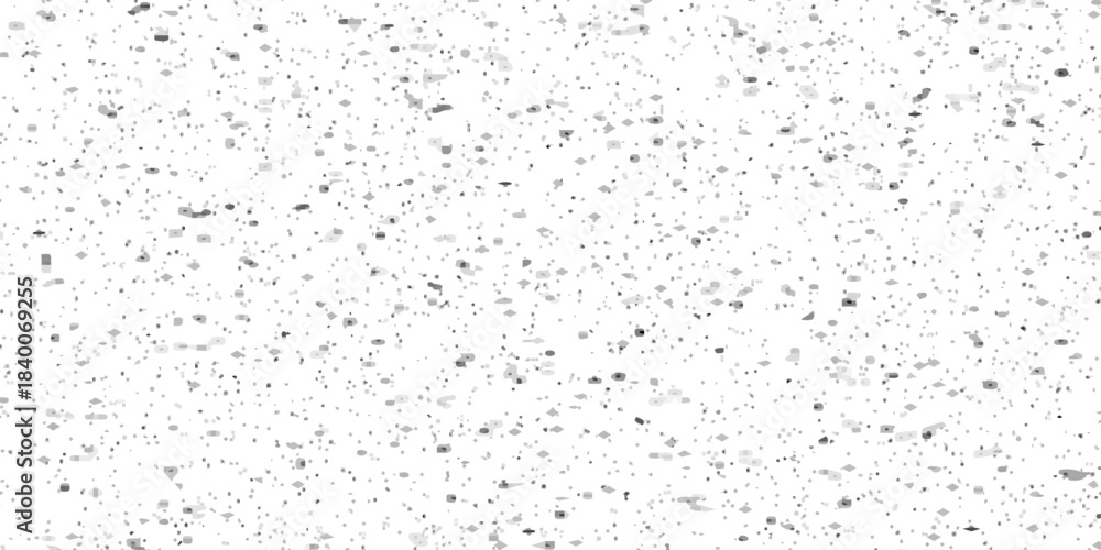 Fototapeta premium Terrazzo tile with natural pieces of marble granite or quartz. Vector realistic texture with colorful mosaic, stones, granite, marble, elements. Light quartz brick backdrop terrazzo polished design.