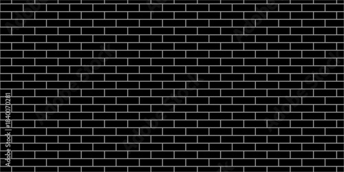 Black brick wall background. Brick wall background. Black or dark gray pattern grainy concrete wall stone texture background.