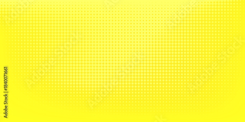 Pop art lemon yellow background in retro comic book style with dotted design, vector illustration eps10